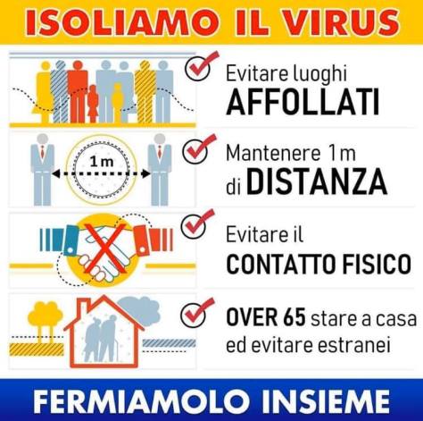 isoliamo il virus